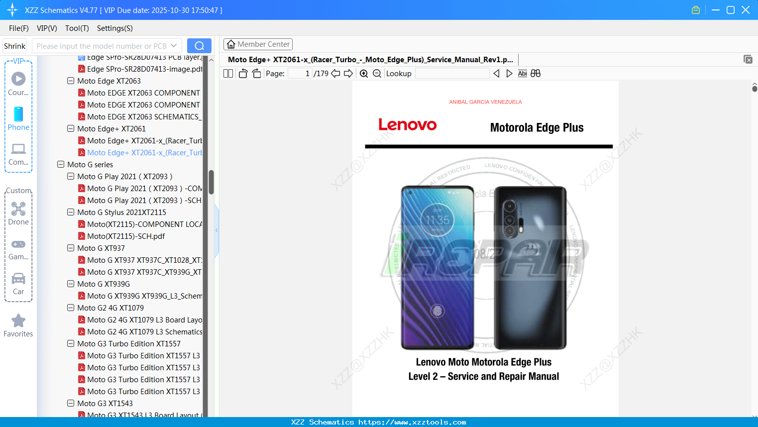 Motorola Moto Edge+ XT2061-x_(Racer_Turbo_-_Moto_Edge_Plus)_Service_Manual_Rev1